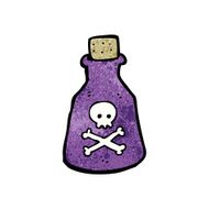 Cartoon Poison Bottle N19
