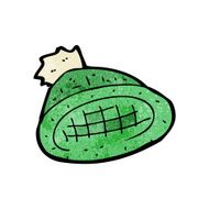 knitted hat cartoon N3