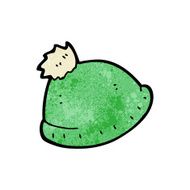 knitted hat cartoon N4