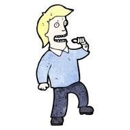 cartoon confident man N15