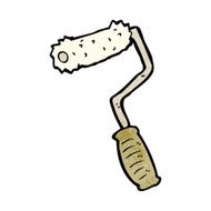 cartoon paint roller N7