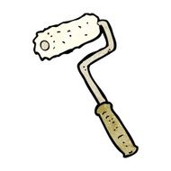 cartoon paint roller N8