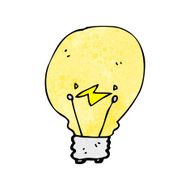 electric light bulb idea symbol N3