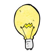 electric light bulb idea symbol N4