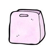 cartoon pink gift bag N3