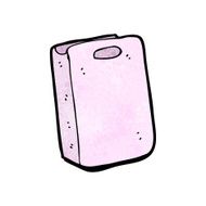 cartoon pink gift bag N4