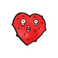 crazy heart cartoon character N7