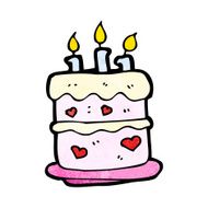 Cartoon Birthday Cake N47