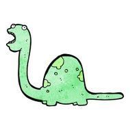 cartoon dinosaur N136