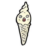 Ice Cream Cartoon Character N14