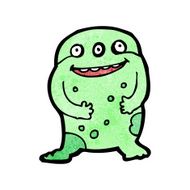 Cartoon Alien N104
