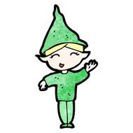 Cartoon Christmas Elf N80