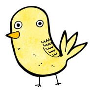 cartoon funny bird N14