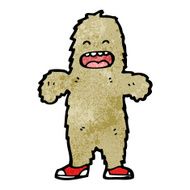 cartoon furry bigfoot monster N2