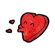 funny heart cartoon character N8
