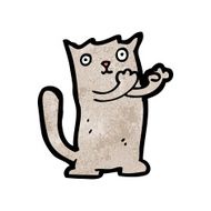 Cartoon Cat N237