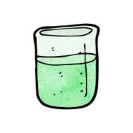cartoon chemical jar N6