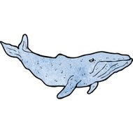 cartoon blue whale