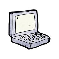 Cartoon Laptop Computer N25
