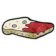sliced bread cartoon character N16