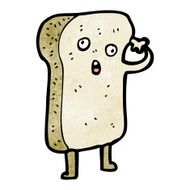 sliced bread cartoon character N17