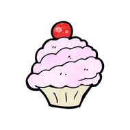 cartoon cupcake N150