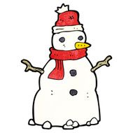 Cartoon Snowman N69