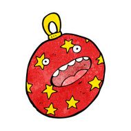 christmas bauble cartoon character N19