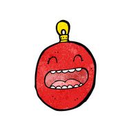 christmas bauble cartoon character N23
