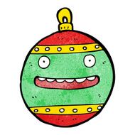 christmas bauble cartoon character N24