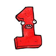 cartoon number one N6