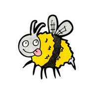 Cartoon Bee N132