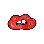 Cartoon Red Lips N5