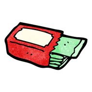 cartoon packet of chewing gum N4