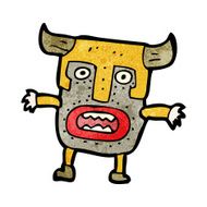 cartoon man wearing big mask N6