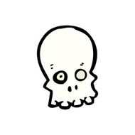 Cartoon Skull N79