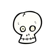 Cartoon Skull N80