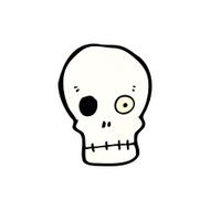 Cartoon Skull N81