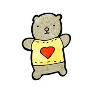 cartoon little teddy bear N20