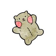cartoon little teddy bear N22