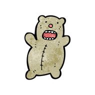 cartoon little teddy bear N23
