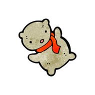 cartoon little teddy bear N24