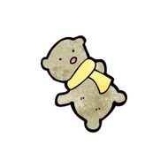 cartoon little teddy bear N25
