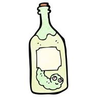 cartoon tequila bottle N6