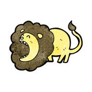Cartoon Lion N115