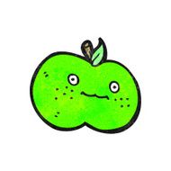 Cute Cartoon Apple N11