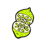 cartoon cut lime N2