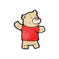 cartoon teddy bear N214