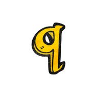 Cartoon Letter Q N18