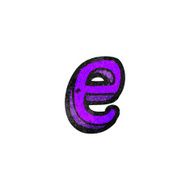 cartoon letter e N15